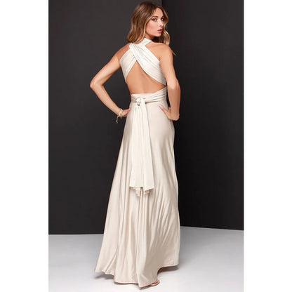 Boutique Backless Sexy Sleeveless Temperament Women's Dress