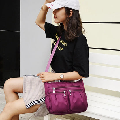 Nylon Crossbody Bag For Women Large Capacity Shoulder Bag