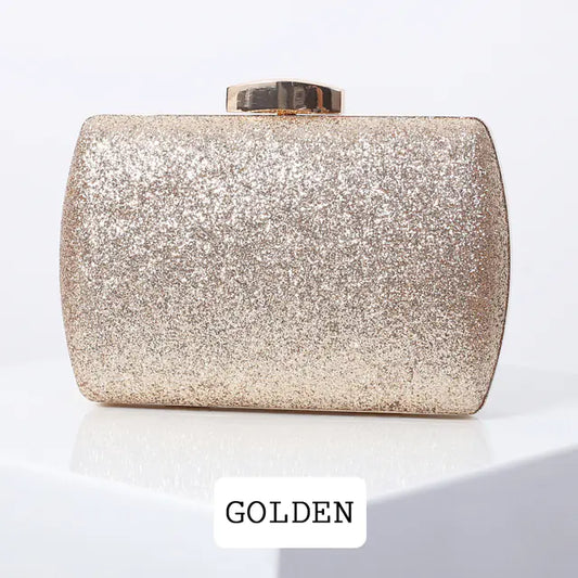 Luxury Golden Sequin Clutch Bags for Women