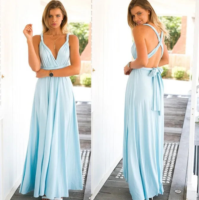 Boutique Backless Sexy Sleeveless Temperament Women's Dress