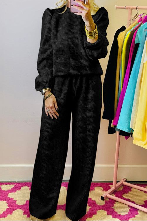 Black Cozy Travel set