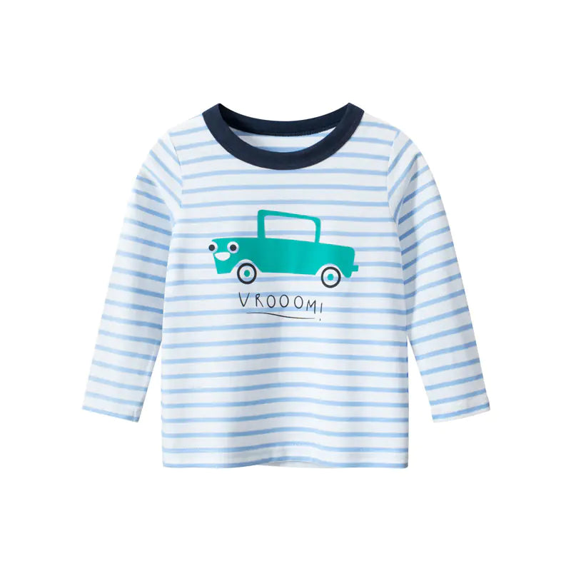 Striped Long-Sleeved T-Shirt for Kids