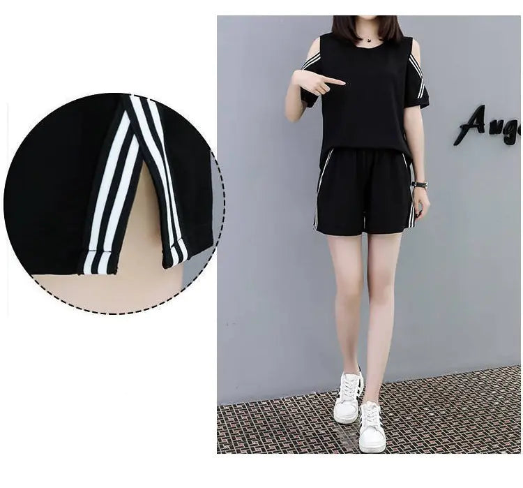 Stylish Plus Size Women's Summer Outfit Set