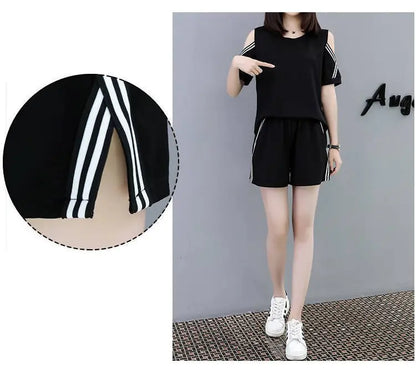 Stylish Plus Size Women's Summer Outfit Set