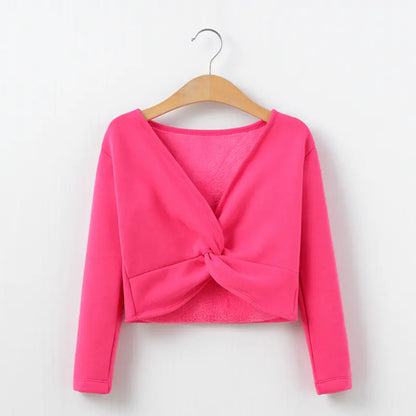 Fleece-Lined Long Sleeve Thickened Sweater Waistcoat