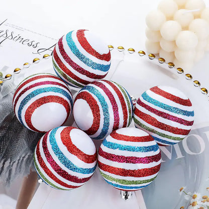 Christmas Ornaments Gift Box with 6 Painted Balls