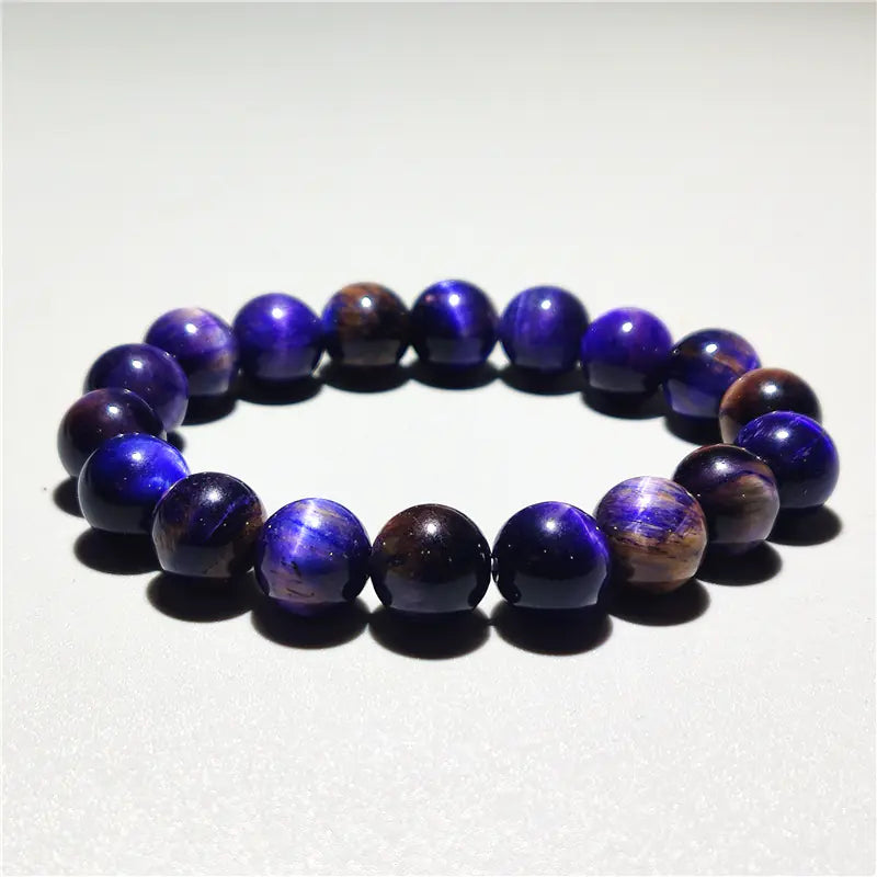 Star Sky Ball Peter Purple Tiger Eye Bracelet