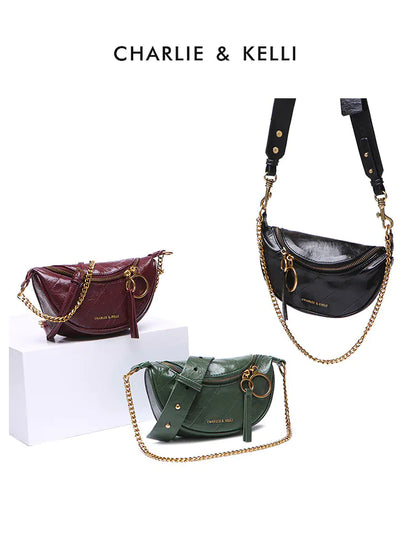 Chic Korean Casual Chain Tassel Crossbody Bag