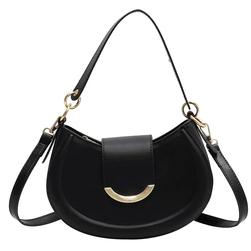 Vintage Saddle Bag for Women - Chic Shoulder Crossbody