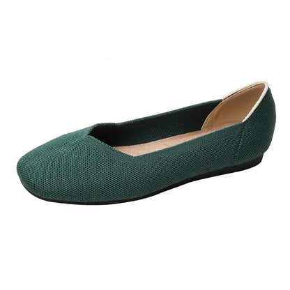 New Beijing Style Woven Flat Shoes for Women