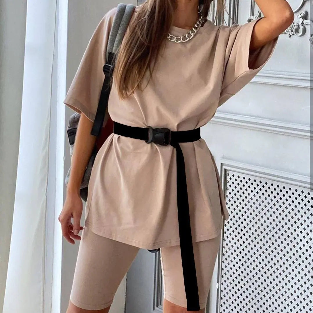 Spring Summer Women's Casual Two-Piece Set