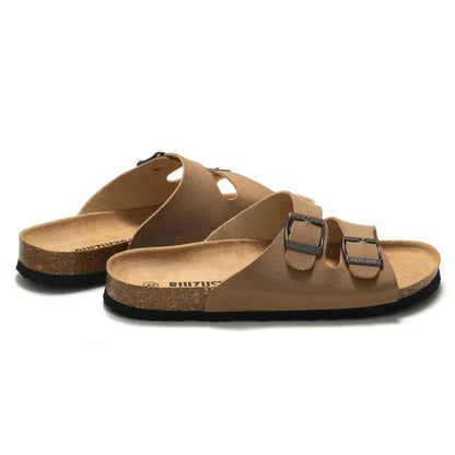 Men's Cork Slippers and Women's Beach Sandals - Trendy Attic Store01
