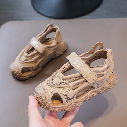 Children's Soft Bottom Summer Semi-Sandals for Boys