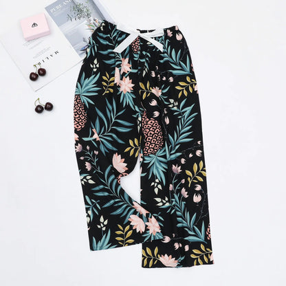 Cotton Sleep Pants - Loose Casual Printed