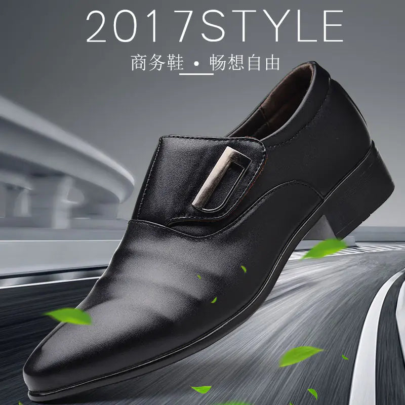 Men's Business Formal Pointed Leather Shoes