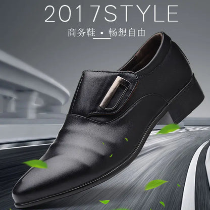 Men's Business Formal Pointed Leather Shoes