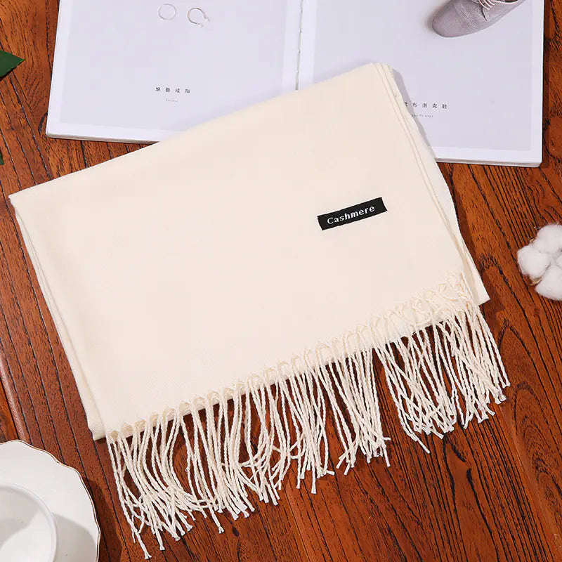 Thick Warm Women's Cashmere Feel Scarf for Autumn/Winter