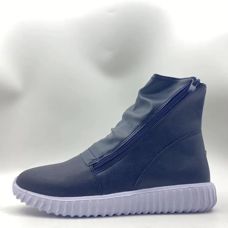 Women's Plus Size Leather Martin Boots