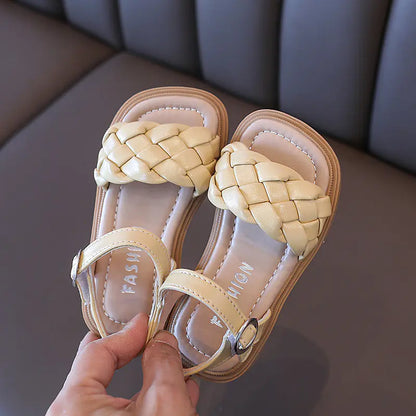 Summer New Girls' Fashion Woven Sandals