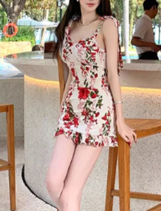 Floral Off-Shoulder Dress