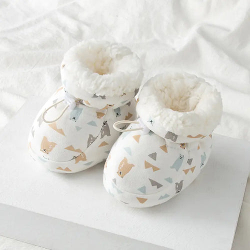 Fleece-Lined Baby Shoes for Soft Foot Protection