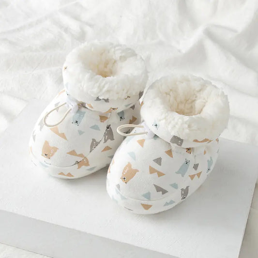 Fleece-Lined Baby Shoes for Soft Foot Protection