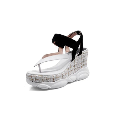 Waterproof Platform Slope Heel Colorful Women's Sandals