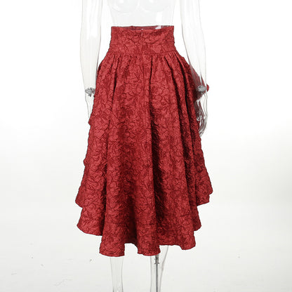 Alt Goth Fairy core Grunge Lolita Skirt Women Dark Gothic