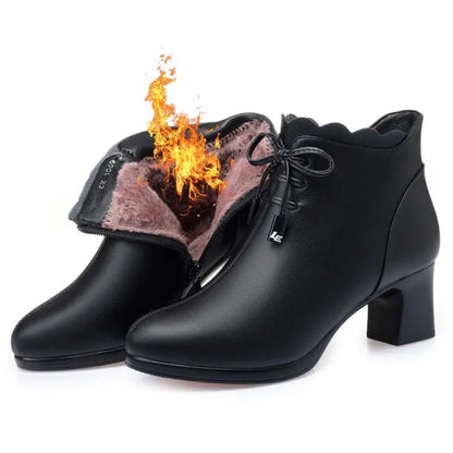 Plus Size Women's Cotton Short Boots