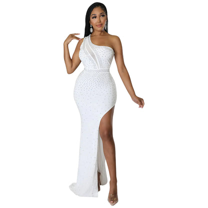 Rhinestone One-Piece Dress for Women