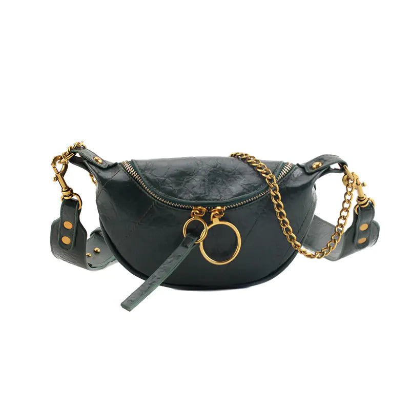 Chic Korean Casual Chain Tassel Crossbody Bag