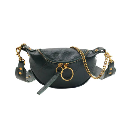 Chic Korean Casual Chain Tassel Crossbody Bag