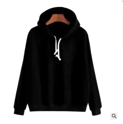 Loose Hooded Sweater Top for Women in Trendy Style