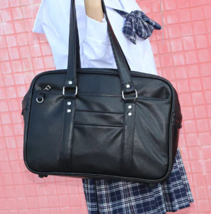 PU Leather Single Shoulder Commuter Bag
