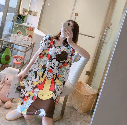 Abstract Print  Women's Short Sleeve T-Shirt