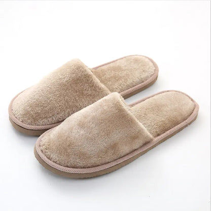 Thick Plush Slippers for Autumn and Winter Comfort