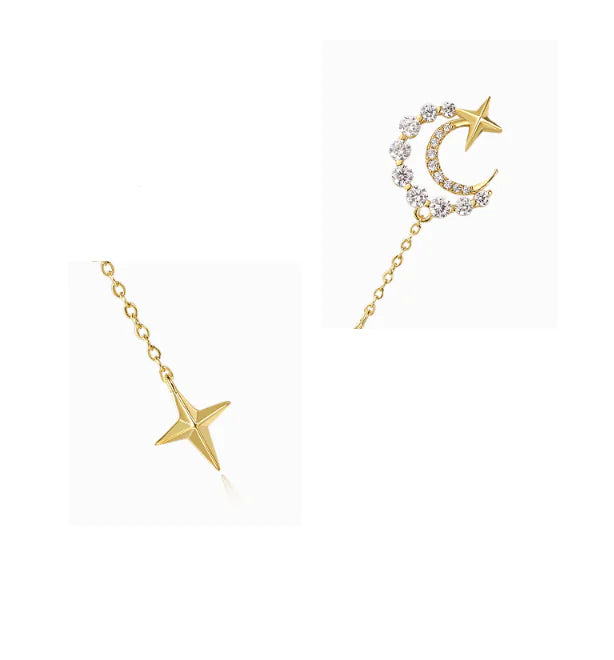Spring Star and Moon Earrings for Women - Trendy Style