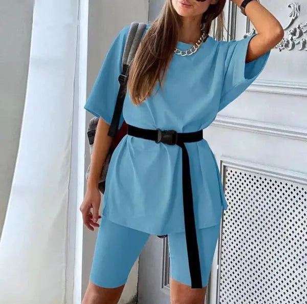 Spring Summer Women's Casual Two-Piece Set