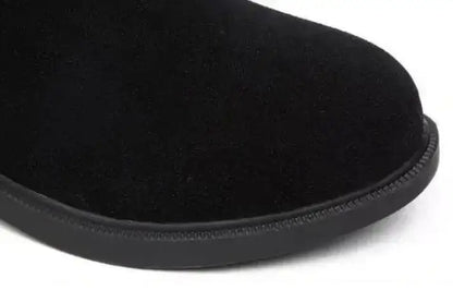 Thigh High Boot Warm Plush Snow Boots Side Zipper Snow Boots