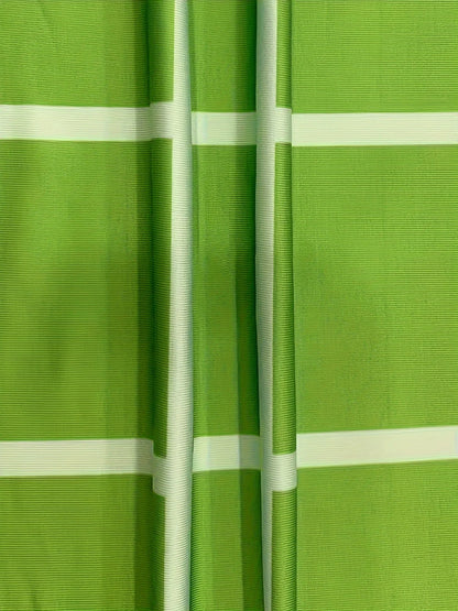 Spring Autumn New Women's Fashion Elements Striped Grid Printed Casual Round Neck Large Comfortable Two Piece Set - Trendy Attic Store01