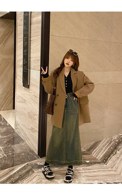 Sweaters Casual Slim Button Knitted Pullover Sweater