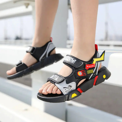 Boys' Summer Cartoon Sandals with Soft Sole