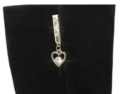 Thigh High Boot Warm Plush Snow Boots Side Zipper Snow Boots