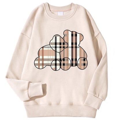 Casual Women Sweatshirts Teddy Bear Printing Hoodies