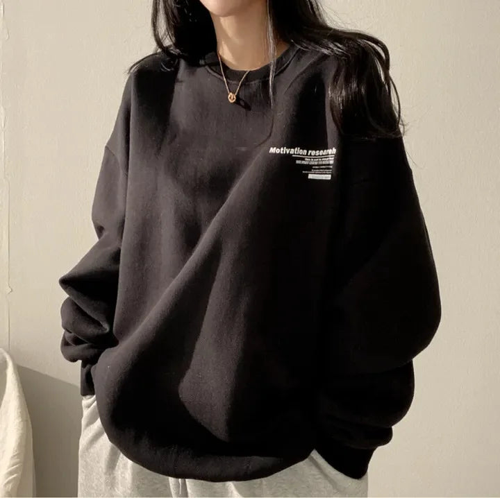 Oversized Hoodie Women Sweatshirts Long Sleeve Hoodies Casual Letter