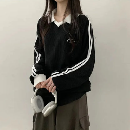 Women Sweatshirts Long Sleeve Polo Shirts