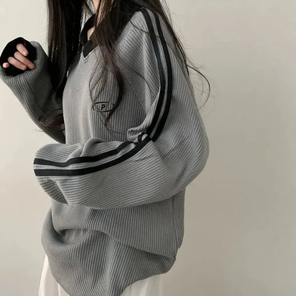 Women Sweatshirts Long Sleeve Polo Shirts