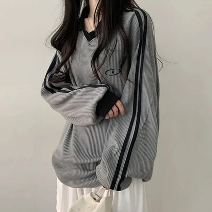 Women Sweatshirts Long Sleeve Polo Shirts