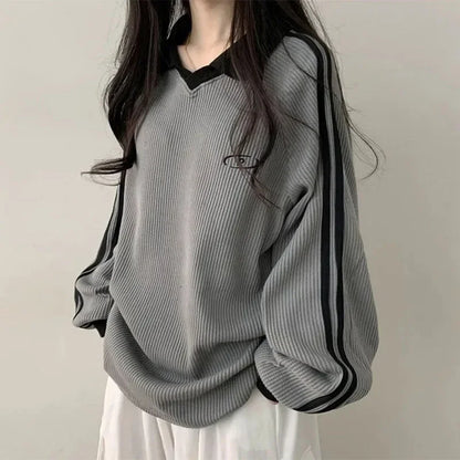 Women Sweatshirts Long Sleeve Polo Shirts