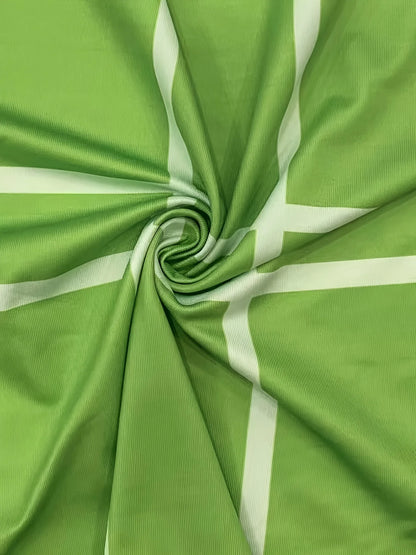 Spring Autumn New Women's Fashion Elements Striped Grid Printed Casual Round Neck Large Comfortable Two Piece Set - Trendy Attic Store01